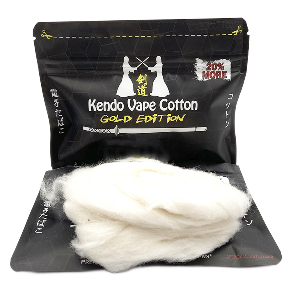 Vaping Goods - Новый Kendo Cotton Gold Edition Cotton
