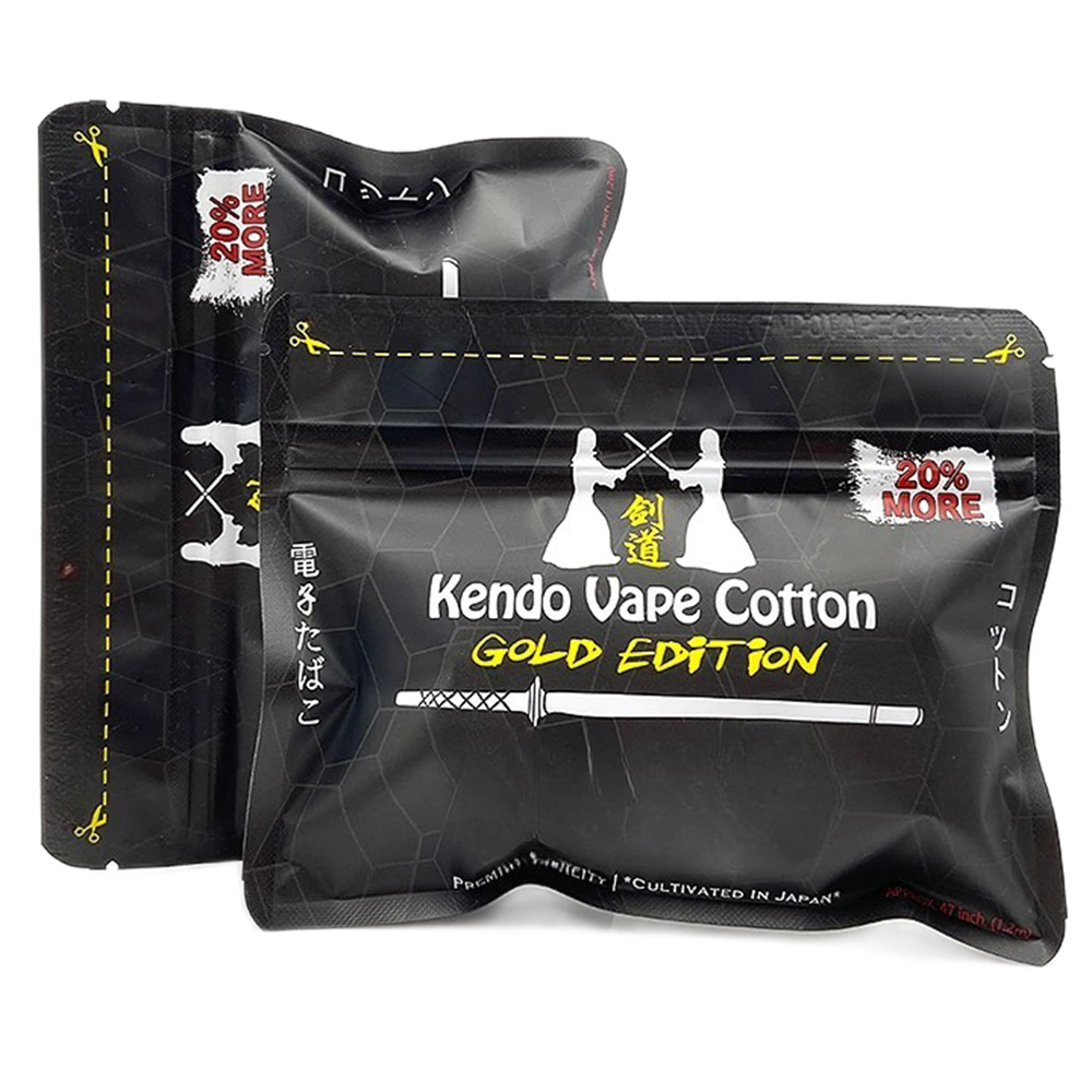 Новый Kendo Cotton Gold Editio – обзор и цена Vaping Goods
