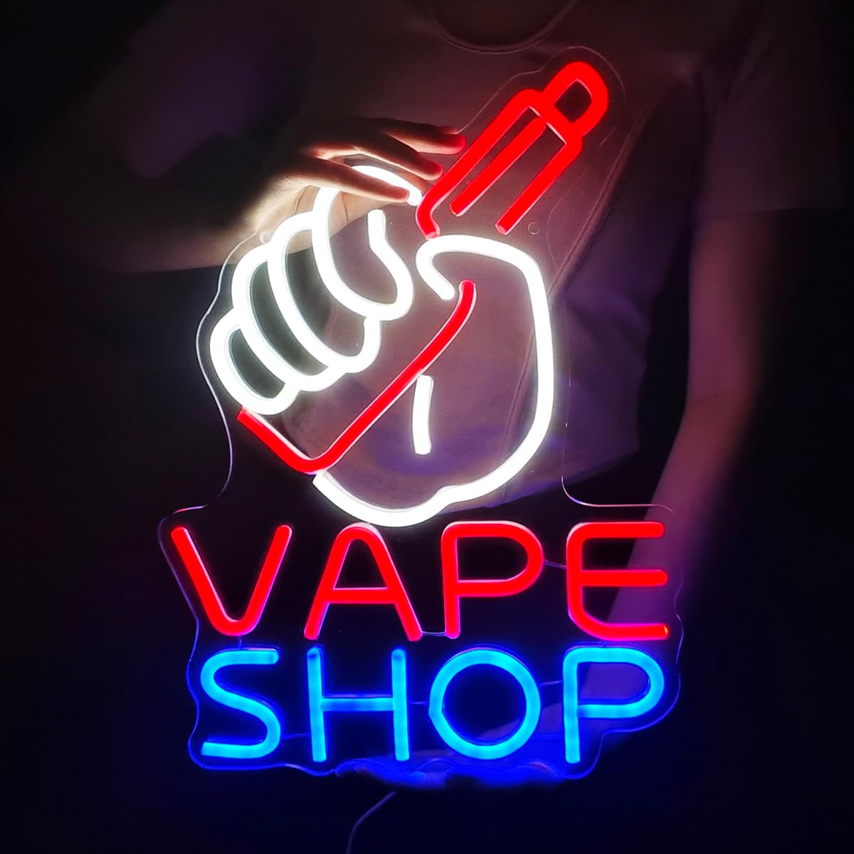 Неоновая вывеска для магазина  – обзор и цена Vaping Store
